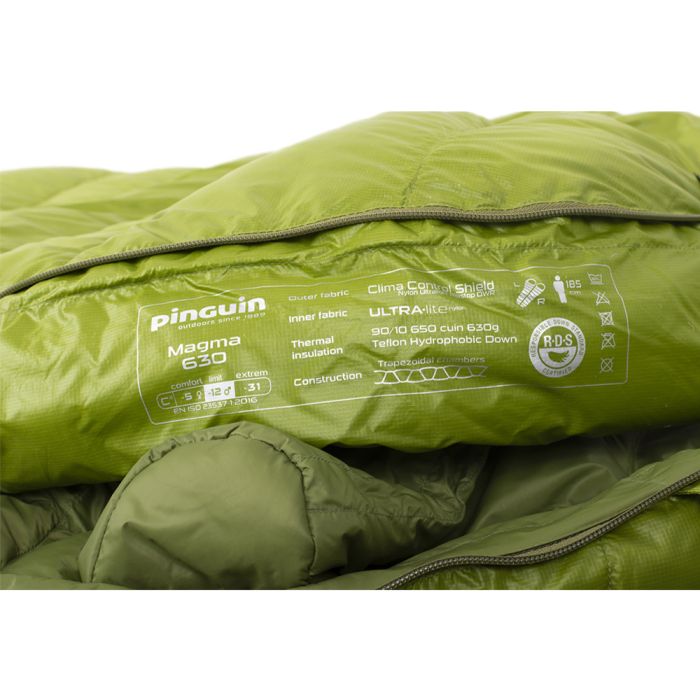 Śpiwór puchowy Pinguin Magma 630 green || '\u015Apiw\u00F3r\u0020puchowy\u0020Pinguin\u0020Magma\u0020630\u0020green'