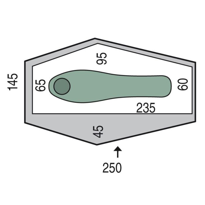Ultralekki namiot Pinguin ECHO 1 DAC green || 'Ultralekki\u0020namiot\u0020Pinguin\u0020ECHO\u00201\u0020DAC\u0020green'