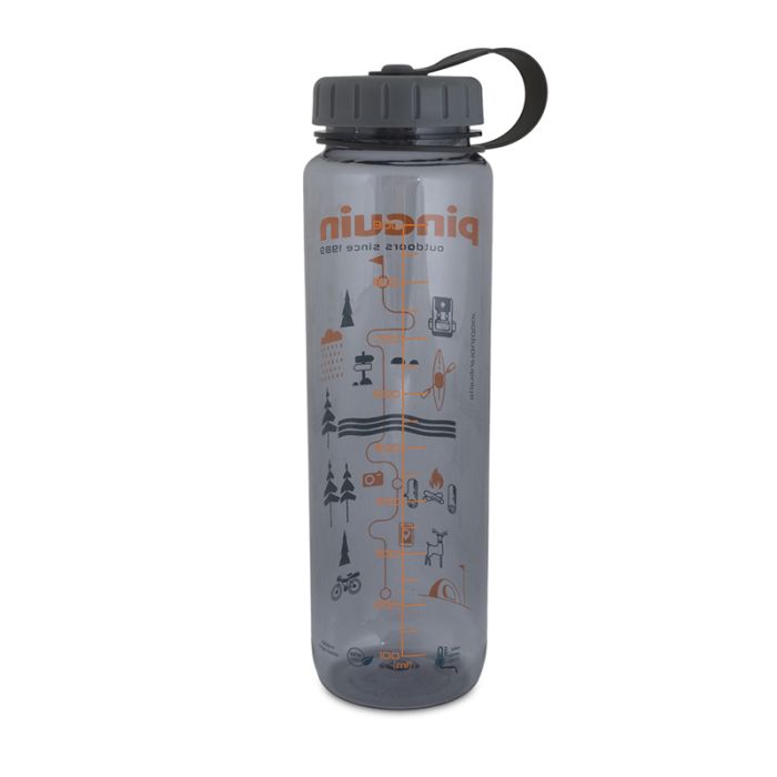 Butelka Pinguin TRITAN SLIM Bottle 1 L grey  || 'Butelka\u0020Pinguin\u0020TRITAN\u0020SLIM\u0020Bottle\u00201\u0020L\u0020grey\u0020'