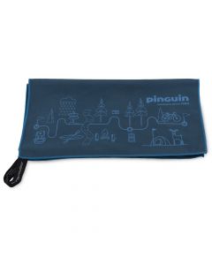 Ręcznik szybkoschnący Pinguin Micro TOWEL L MAPA 60x120 blue
