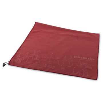 Ręcznik szybkoschnący Pinguin Micro Towel M Mapa 40x80 red